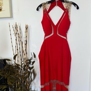 Glitz Dave & Johnny Dress - Cherry Red